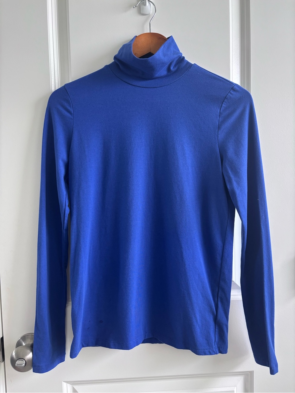 GAP Women's Royal Blue Turtleneck Sweater